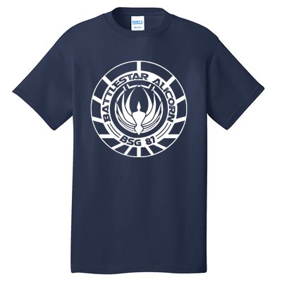 Battlestar Galactica Distressed Badge Tall T-Shirt