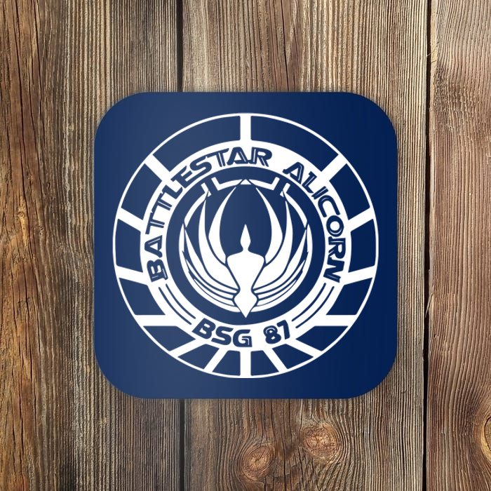 Battlestar Galactica Distressed Badge Coaster