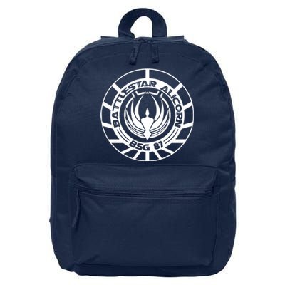 Battlestar Galactica Distressed Badge 16 in Basic Backpack