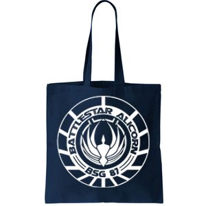 Battlestar Galactica Distressed Badge Tote Bag