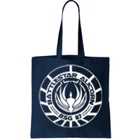 Battlestar Galactica Distressed Badge Tote Bag