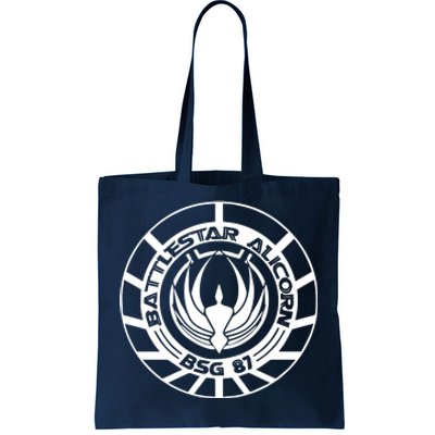 Battlestar Galactica Distressed Badge Tote Bag