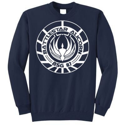 Battlestar Galactica Distressed Badge Tall Sweatshirt