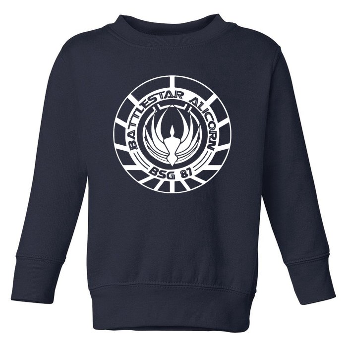 Battlestar Galactica Distressed Badge Toddler Sweatshirt