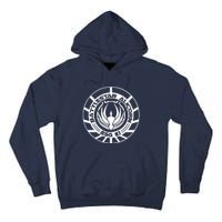 Battlestar Galactica Distressed Badge Tall Hoodie