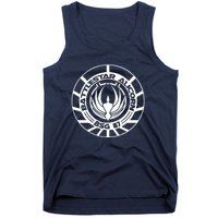 Battlestar Galactica Distressed Badge Tank Top