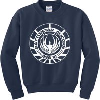 Battlestar Galactica Distressed Badge Kids Sweatshirt