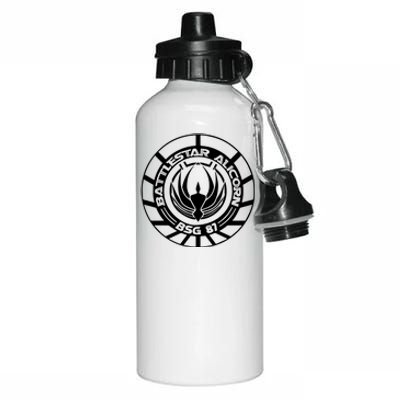 Battlestar Galactica Distressed Badge Aluminum Water Bottle