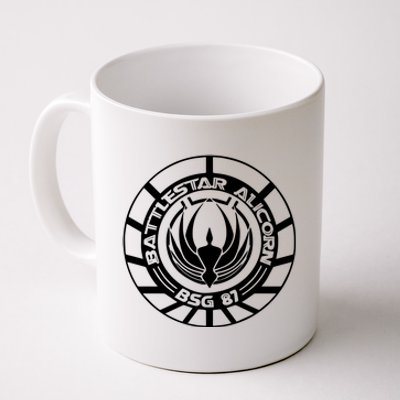 Battlestar Galactica Distressed Badge Coffee Mug