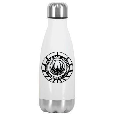 Battlestar Galactica Distressed Badge Stainless Steel Insulated Water Bottle