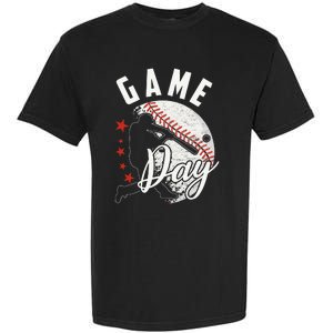 Baseball Game Day Funny Sport Gift Garment-Dyed Heavyweight T-Shirt