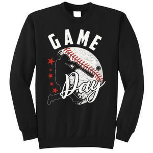 Baseball Game Day Funny Sport Gift Tall Sweatshirt