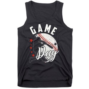 Baseball Game Day Funny Sport Gift Tank Top