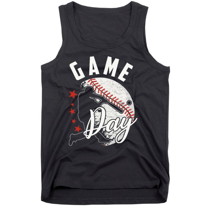 Baseball Game Day Funny Sport Gift Tank Top