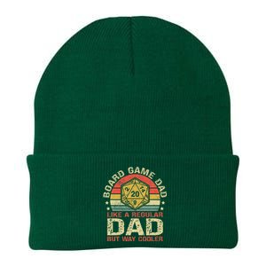 Board Game Dad Funny Board Gamer Knit Cap Winter Beanie