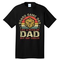 Board Game Dad Funny Board Gamer Tall T-Shirt