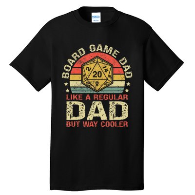 Board Game Dad Funny Board Gamer Tall T-Shirt