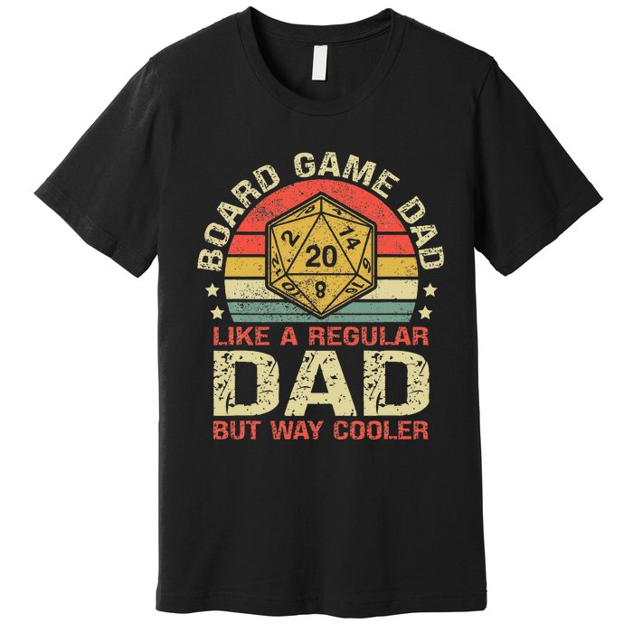 Board Game Dad Funny Board Gamer Premium T-Shirt