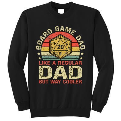 Board Game Dad Funny Board Gamer Tall Sweatshirt