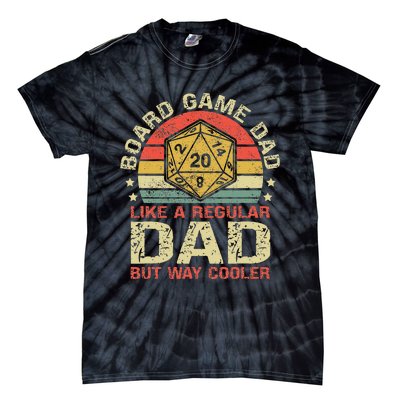 Board Game Dad Funny Board Gamer Tie-Dye T-Shirt