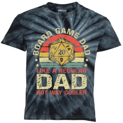 Board Game Dad Funny Board Gamer Kids Tie-Dye T-Shirt