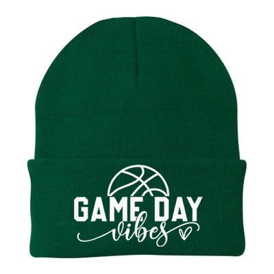 Basketball Game Day Vibes Basketball Knit Cap Winter Beanie