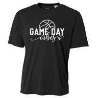 Basketball Game Day Vibes Basketball Cooling Performance Crew T-Shirt