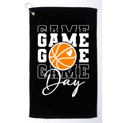 Basketball Game Day Gift Golf Towel