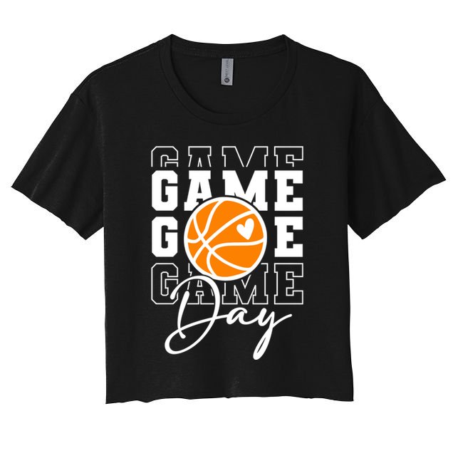 Basketball Game Day Gift Crop Top