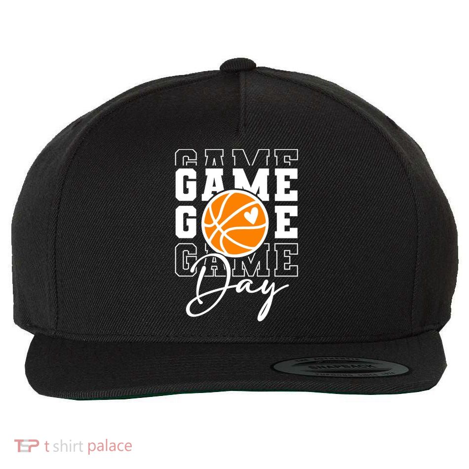 Basketball Game Day Gift Wool Snapback Cap