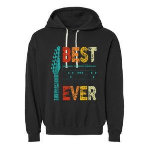 Best Guitar Dad Ever Chords Best Dad Guitar Guitar Dad Garment-Dyed Fleece Hoodie