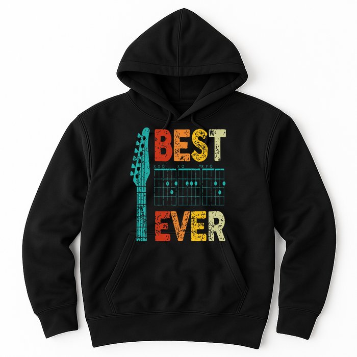 Best Guitar Dad Ever Chords Best Dad Guitar Guitar Dad Hoodie