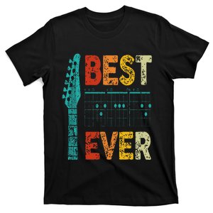 Best Guitar Dad Ever Chords Best Dad Guitar Guitar Dad T-Shirt