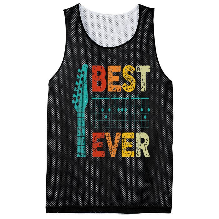 Best Guitar Dad Ever Chords Best Dad Guitar Guitar Dad Mesh Reversible Basketball Jersey Tank