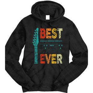 Best Guitar Dad Ever Chords Best Dad Guitar Guitar Dad Tie Dye Hoodie