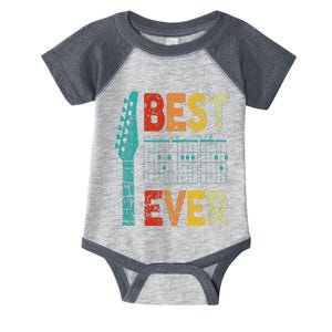 Best Guitar Dad Ever Chords Best Dad Guitar Guitar Dad Infant Baby Jersey Bodysuit