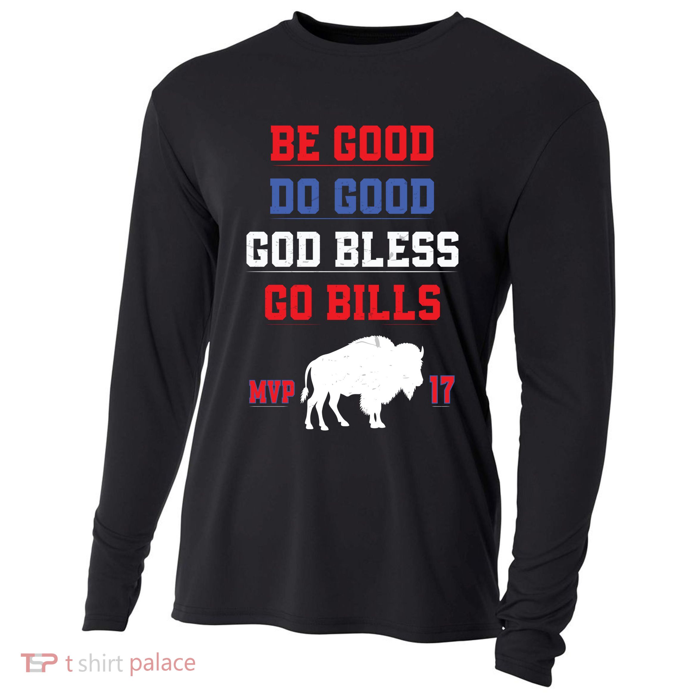  Be Good Do Good God Bless Go Bill  Cooling Performance Long Sleeve Crew