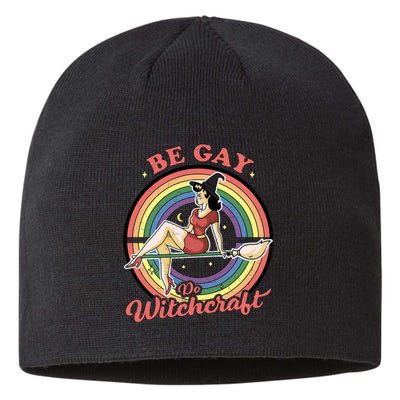 Be Gay Do Witchcraft Gay Lesbian Pagan Pride Witch Halloween Sustainable Beanie