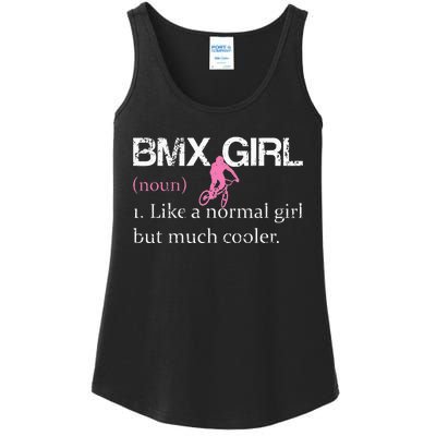 BMX Girl Definition Funny BMX Women Rider Cool Biking Ladies Essential Tank