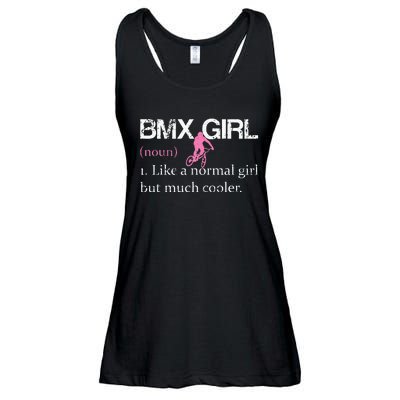 BMX Girl Definition Funny BMX Women Rider Cool Biking Ladies Essential Flowy Tank