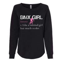 BMX Girl Definition Funny BMX Women Rider Cool Biking Womens California Wash Sweatshirt