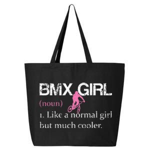 BMX Girl Definition Funny BMX Women Rider Cool Biking 25L Jumbo Tote