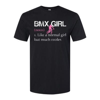 BMX Girl Definition Funny BMX Women Rider Cool Biking Softstyle® CVC T-Shirt