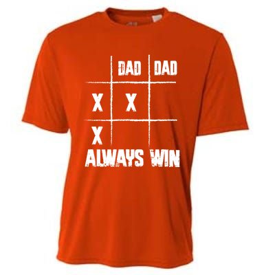 Board Game Dad Fathers Day Cool Papa Grandpa Cute Gift Cooling Performance Crew T-Shirt