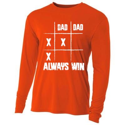 Board Game Dad Fathers Day Cool Papa Grandpa Cute Gift Cooling Performance Long Sleeve Crew