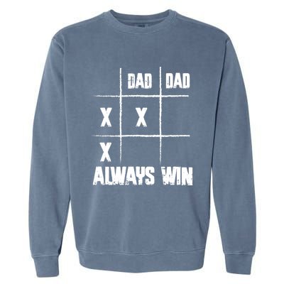 Board Game Dad Fathers Day Cool Papa Grandpa Cute Gift Garment-Dyed Sweatshirt