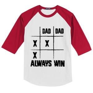 Board Game Dad Fathers Day Cool Papa Grandpa Cute Gift Kids Colorblock Raglan Jersey