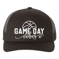 Basketball Game Day Vibes Basketball Mom Life Game Day Yupoong Adult 5-Panel Trucker Hat