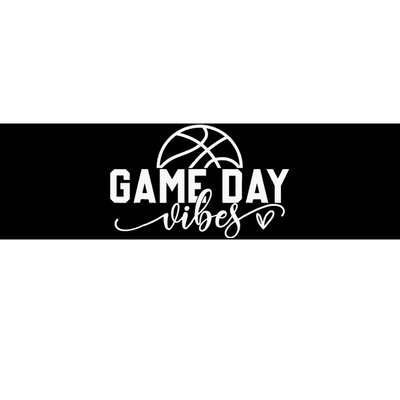 Basketball Game Day Vibes Basketball Mom Life Game Day Bumper Sticker