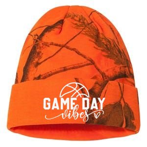 Basketball Game Day Vibes Basketball Mom Life Game Day Kati Licensed 12" Camo Beanie